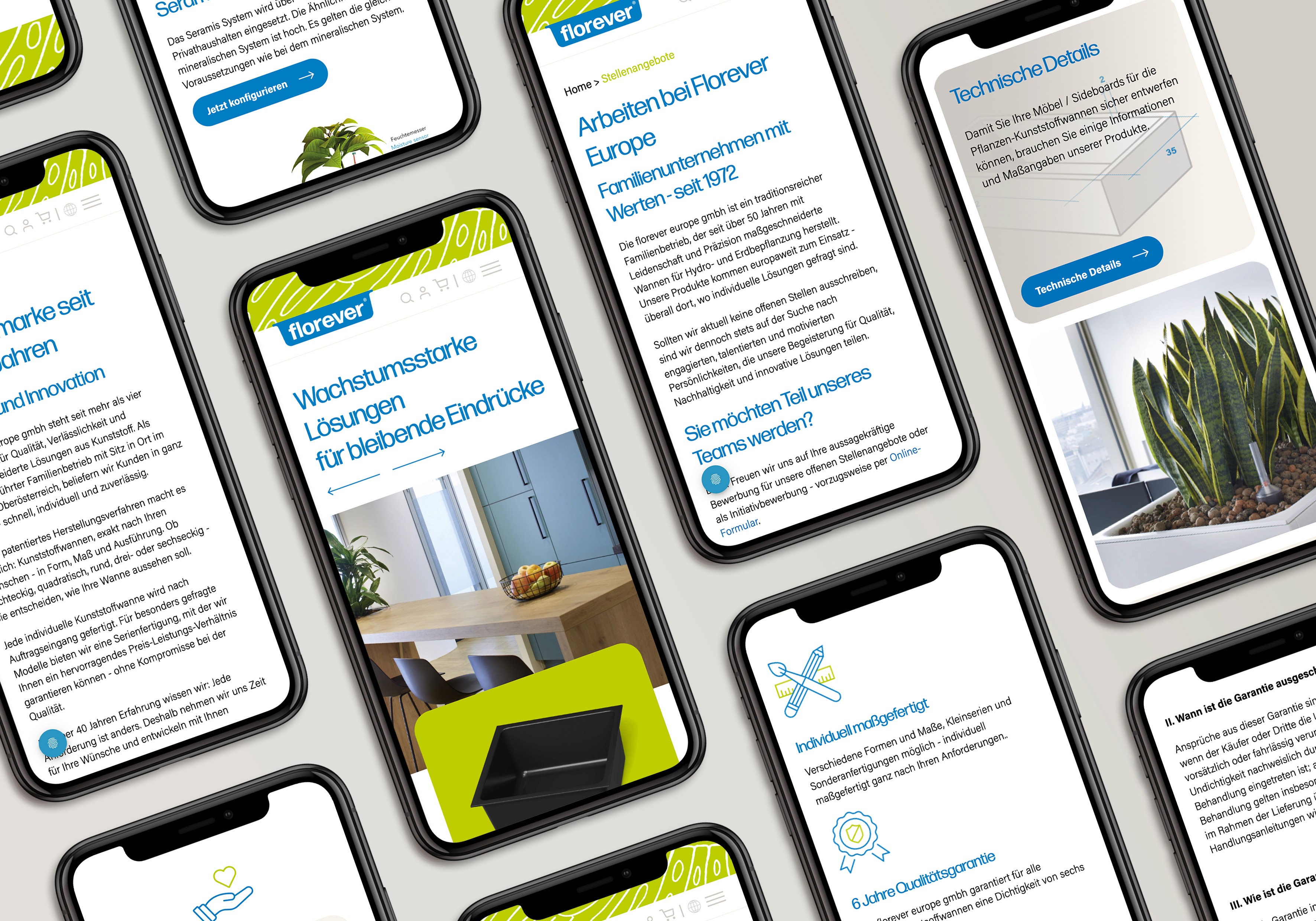 iPhone - Mockup/Referenz Florever